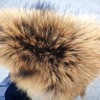 Natürliches Echtes Tanuki-Fell Echtes Waschbärfell Rohmaterial für Winterkleidung Fellbesatz und Handtaschendekoration