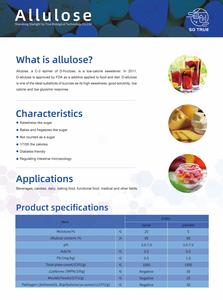 Jarabe de Alulosa de Suministro de Fábrica, Edulcorante 100% Puro, Certificado Halal/Kosher <span class=keywords><strong>para</strong></span> Bebidas y Pasteles - Product Image 2