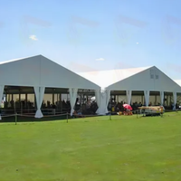 Tentes pour événements de mariage, de réception et de banquet, 350, 500, 750, 1000 personnes, tente à toit polygonal incurvé en arc pour exposition, en vente