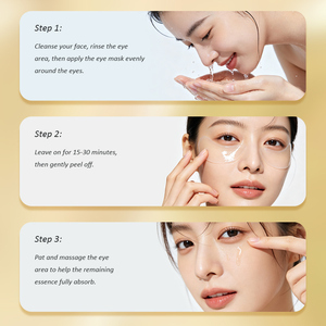 Masque pour les yeux au collagène végétal en marque blanche, patchs hydratants en gel pour les paupières, soin anti-cernes avec emballage personnalisé - Product Image 5
