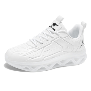 Zapatos Deportivos Casuales para Hombre, para Correr, para Todas las Temporadas, Elegantes, de Caña Baja, Transpirables, con Suela de PVC, de Tela, de Color Sólido, Antideslizantes, con Cordones - Product Image 1