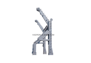 Davit à bras unique en fibre de verre Haziron de haute qualité 23KN pour bateau de sauvetage avec certification CCS et utilisation par les plongeurs - Product Image 2