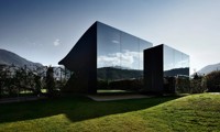 Maison préfabriquée en conteneur avec miroir européen personnalisé pour hôtel et villa, propriétés de luxe et innovations hôtelières