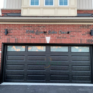 Porte de <span class=keywords><strong>garage</strong></span> <span class=keywords><strong>sectionnelle</strong></span> <span class=keywords><strong>motorisée</strong></span> automatique de grande taille, fabrication en usine, projet d'appartement, 9x8, 10x10, 6x7 - Product Image 2