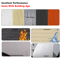 Panneau de façade en pierre artificielle moderne flexible ignifuge en granit artificiel pour revêtement mural extérieur