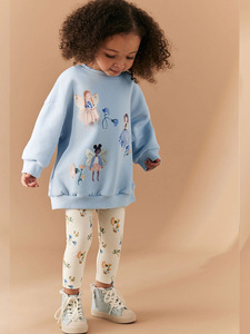 Set Felpa Autunnale a Maniche Lunghe con <span class=keywords><strong>Leggings</strong></span>, Nuovo Stile di Felpa Autunnale per Bambini, <span class=keywords><strong>Leggings</strong></span> Trendy per Ragazze - Product Image 5