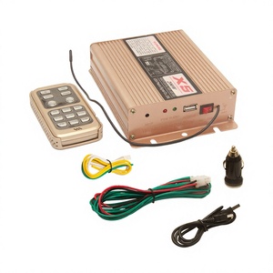 Unité principale d'alarme de voiture X5 avec klaxon, télécommande sans fil 12V 24V, mégaphone universel haute puissance - Product Image 1