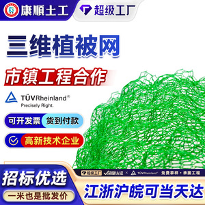 Three Dimensional Geonet Mat Em15 Plastic Knitted Geotextile For Soil Stabilization And Vegetation Protection - Product Image 5