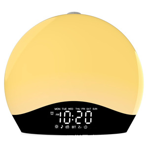 Haut-parleur portable multi-relaxant avec sons <span class=keywords><strong>de</strong></span> <span class=keywords><strong>bruit</strong></span> blanc, simulation du lever du soleil et double <span class=keywords><strong>réveil</strong></span>, pour la thérapie du sommeil à la maison, dans la chambre, à l'hôtel ou comme cadeau - Product Image 5