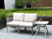 Ensemble mobilier d'extérieur moderne et contemporain Meilleure chaise de jardin en rotin osier toutes saisons Salle à manger Ferme Appartement Patio