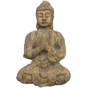 ध्यान मंडला लेजर कट लकड़ी कला, बुद्ध प्रतिमा