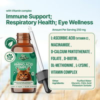 Suppléments liquides de nutrition pour animaux de compagnie OEM/ODM avec multivitamine pour un soutien immunitaire quotidien en gouttes liquides