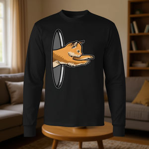 Camiseta de manga larga con estampado de animales para amantes de los gatos, para él y para ella - Product Image 3