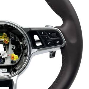 Volant en cuir de haute qualité personnalisé pour Panamera Macan Cayenne Cayman 911 718 987 970 958 997 - Product Image 5