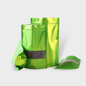 Sachet d'emballage alimentaire en aluminium mat givré avec fermeture éclair, pour légumes lyophilisés, qualité alimentaire, type sachet de thé - Product Image 5