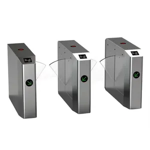 Factory Price Automatic Pedestrian Gate Flap Access Control System Metro / Subway/ Underground Entrance Barrier Gate