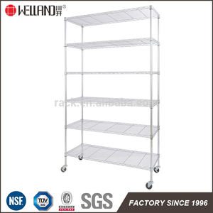 Zhongshan <span class=keywords><strong>Welland</strong></span> Étagère en fil d'acier chromé à 6 niveaux Chaud à pour magasin - Product Image 3