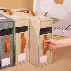 Bathcross-Border Living Room Storage Durable Oxford Cloth Box Foldable Modern Hua Cheng Bedroom Home Furniture <b>Set</b> Organizer - Product Image 3