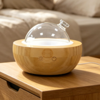 Humidificateurs d'air silencieux pour la maison, avec LED à changement de couleur, compacts, pour chambre, salon, bureau, bureau à domicile