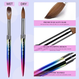 Wholesale Nail Crystal Extension <b>Pen</b> Metal Nail Carving <b>Pen</b> Suit for Nail Brush - Product Image 3