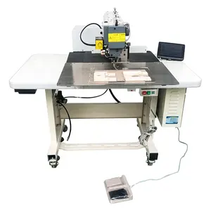 For small business computer programmable pattern sewing machine for garment