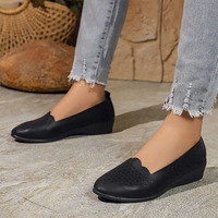 Chaussures décontractées pour femmes en gros directement de l'usine, chaussures à talons compensés décontractées pour femmes, chaussures décontractées de créateur pour femmes