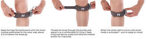 Xtand Orion – Sangle rotulienne intelligente à compression adaptative, alimentée par l'IA, pour la course, la récupération sportive et la stabilisation de la rotule - Product Image 3