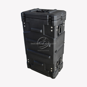 BESTCASES 5U OEM/ODM Anpassbares Stoßfestes Quadratisches Hartplastik-Rackgehäuse IP65-Schutzklasse Schnallenverschluss Aluminiumlegierung - Product Image 5