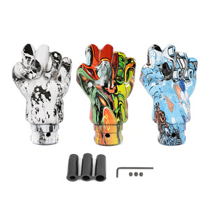 RASTP Hand Shaped Resin Gear <b>Shift</b> <b>Knob</b> Fist Design Ergonomic Car Modification Part For Universal Vehicles - Product Image 1