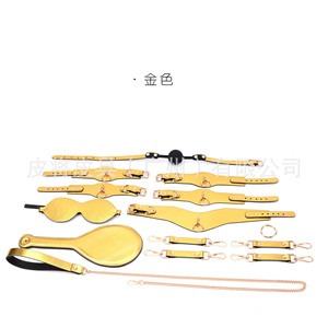 Suministros para el coqueteo en pareja SM, ataduras y dispositivos de sujeción alternativos, mordaza, pañuelo para la boca, esposas, ataduras para pies, combinación de varias piezas. - Product Image 2