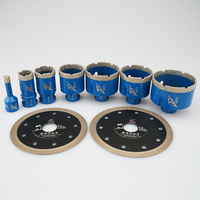 Jeu de Scies Cloches pour Céramique, Forets Diamant Brasé M14 pour Carrelage, Outils de Coupe