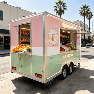 Food Truck à Bubble Tea, Remorque de Concession de Jus, Chariot Alimentaire Mobile, Food Truck Commercial avec Fenêtre de Service, Camion de Jus pour Entreprise - Product Image 5