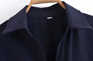 SHENZHU Abbigliamento <span class=keywords><strong>Donna</strong></span> 2025 Nuova Collezione Estiva <span class=keywords><strong>Camicia</strong></span> a Maniche Corte con Risvolto Stile Semplice ed Elegante 8372226 8372444 - Product Image 3