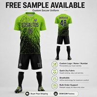 Maillots de football personnalisés en gros avec logo d'équipe, nom et numéro, respirants