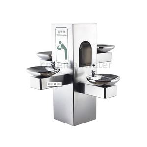 <span class=keywords><strong>Fontaine</strong></span> à eau extérieure en acier inoxydable avec eau fraîche Distributeur d'eau de jardin à double vasque - Product Image 2