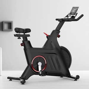 Bicicleta de <span class=keywords><strong>spinning</strong></span> magnética profesional portátil, equipo de Fitness personalizable para uso en gimnasio en casa, Material de acero, aplicación en interiores - Product Image 3