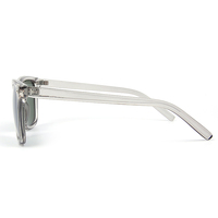 Nouvelles lunettes de soleil UV400 unisexes Logo personnalisé lunettes de soleil vintage polarisées avec cadre en métal bleu blanc or rouge transparent jaune