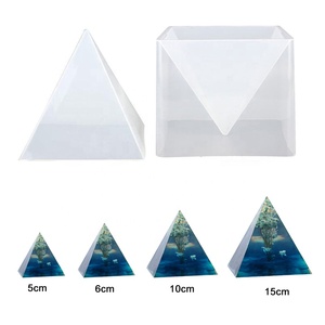 큰 피라미드 금형 수지 실리콘 금형 DIY Orgonite 피라미드 - Product Image 2