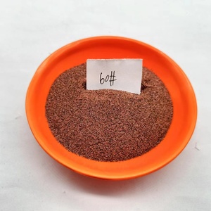 Ad alta durezza a basso costo abrasivo acrobazia smeriglio rosso a getto d'acqua granato 60 80 120 maglia - Product Image 4