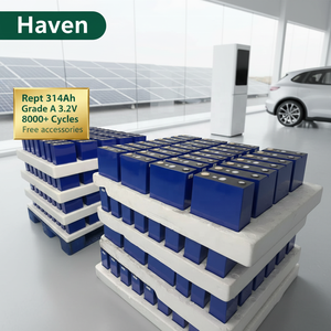 แบตเตอรี่ Rept 3.2V 314ah LiFePO4OEM ODM เกรด A แบบแท่งปริซึม 345Ah 100Ah 330Ah 1175Ah 8000 รอบการใช้งาน สำหรับโซลาร์ ESS EV เรือ RV - Product Image 1