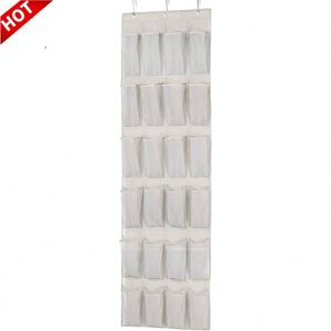 Hot Sales 24 Pocket Over the Door Hanging <b>Storage</b> Organizers Foldable Organizer Bags for <b>Shoes</b> <b>Space</b>-<b>saving</b> - Product Image 1