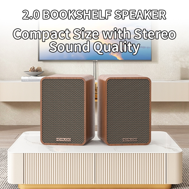 Professional Factory's Bookshelf Speakers Customizable Power Sound Color Gorgeous Design Passive EQ Function Wireless System