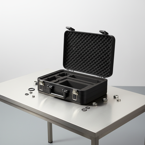 Valigetta Portautensili in Alluminio di Alta Gamma, Dimensioni Personalizzabili, Senza Costi di Lavorazione, Custodia per Attrezzi, Protezione per Attrezzature Mediche e Console da Gioco - Product Image 4