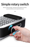 BLUEQUE 80W Aspirateur de poussière électrique professionnel puissant pour salon de manucure, table portable