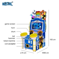 Machine de divertissement à pièces Arcade Drum Video Games Music Drum Rhythm Entertainment Machine