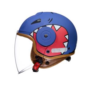 BYB/RNG requin <span class=keywords><strong>bleu</strong></span> BY-750S roman classique <span class=keywords><strong>casque</strong></span> pour enfants <span class=keywords><strong>moto</strong></span> 3/4 casquette Scooter <span class=keywords><strong>casque</strong></span> pour enfants Protection d'équitation - Product Image 5