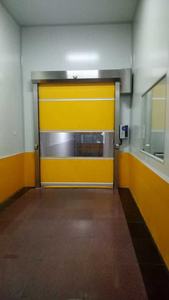 Puerta industrial de alta velocidad de PVC para interior rápido para supermercado, <span class=keywords><strong>apartamento</strong></span>, pasillo exterior, dormitorio, sótano, escuela, terminado - Product Image 5