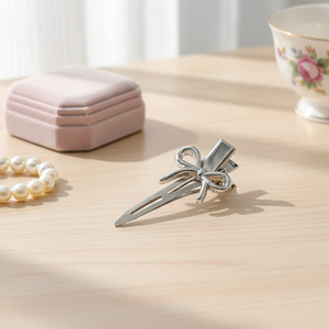 Accessori da donna di tendenza per la vendita di stelle luccicanti mollette graziose clip a fiori a becco d'anatra per la decorazione dei capelli 5cm alla moda - Product Image 3