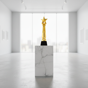 Trofeo <span class=keywords><strong>de</strong></span> resina nuevo círculo deslumbrante <span class=keywords><strong>de</strong></span> Honor premio título honorario trofeo recuerdo - Product Image 4