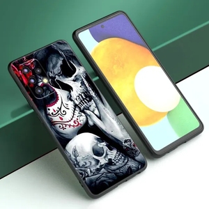 1000 Designs Benutzer definierte Schädel Skelett Blumen Fall für Samsung S24 Plus Ultra A71 A23 A14 A05 A04S Druck Sublimation Telefon Fall - Product Image 2
